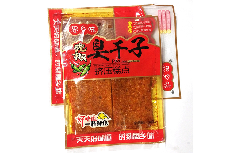 思乡味泡椒臭干子 148G